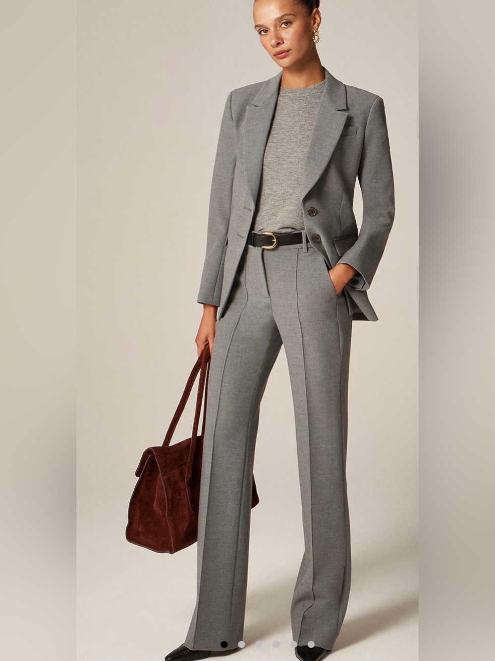 J CREW TALL Natalia pant in four-season stretch 12T CC478